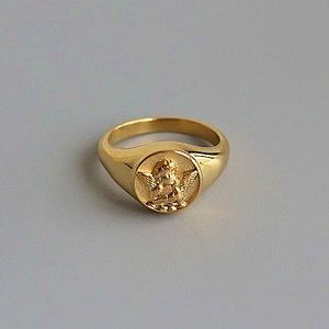 Non-Tarnish Angel Ring